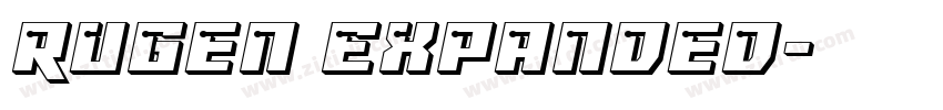 Rugen Expanded字体转换